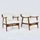 Fauteuil boomerang 1960
