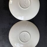 Duo of English Cups & Saucers Broadhurst Ironstone - Hunting Scene