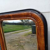 Wood Mirror and Stuk Brown and Black