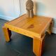 Table basse vintage pin massif