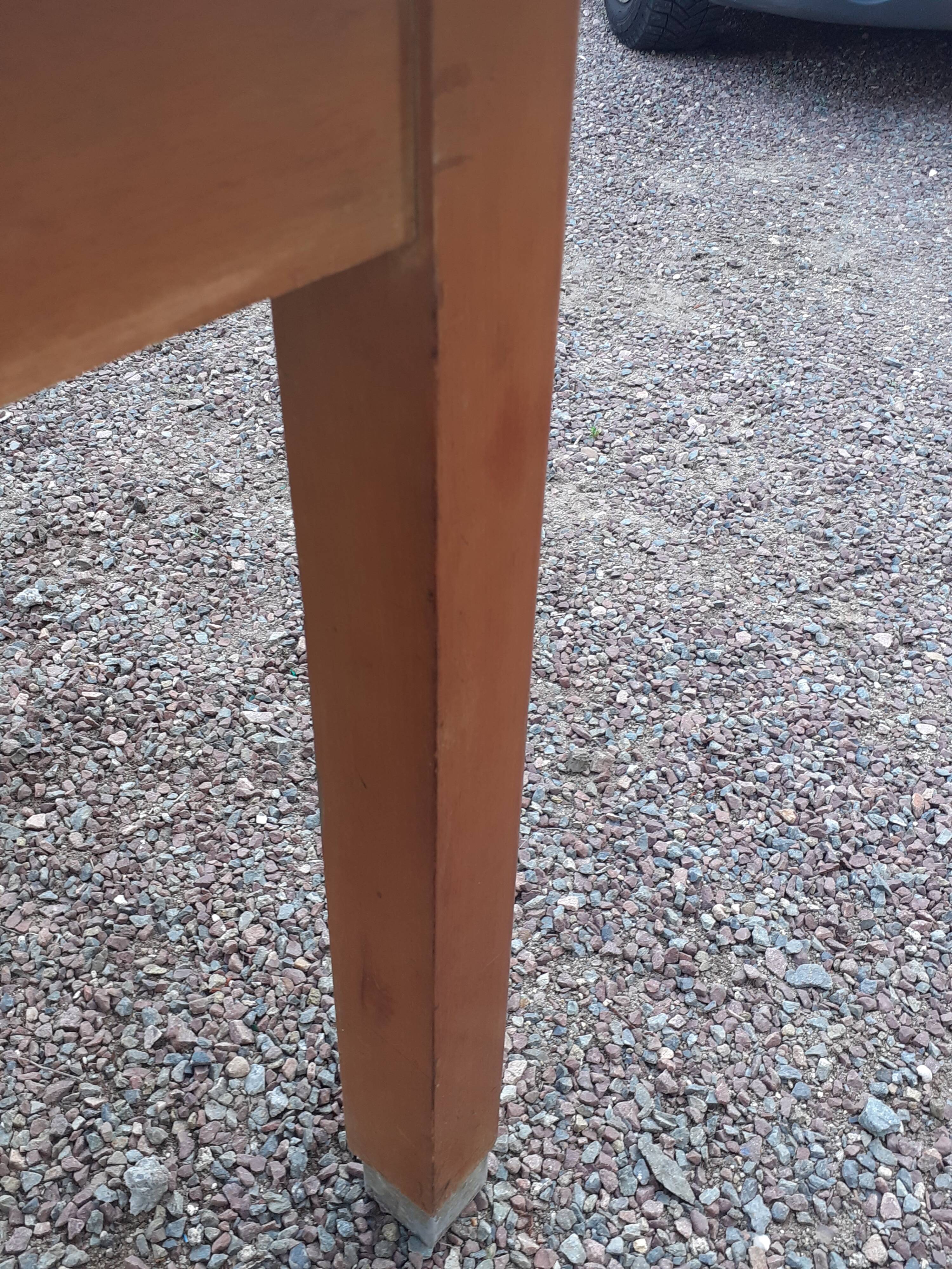 Vintage wooden formica kitchen table