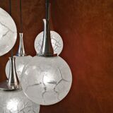 Lampe en cascade Doria verre croco