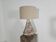 Hand-painted ceramic table lamp in Japanese style, 1970.