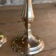 Pair of brass candlesticks