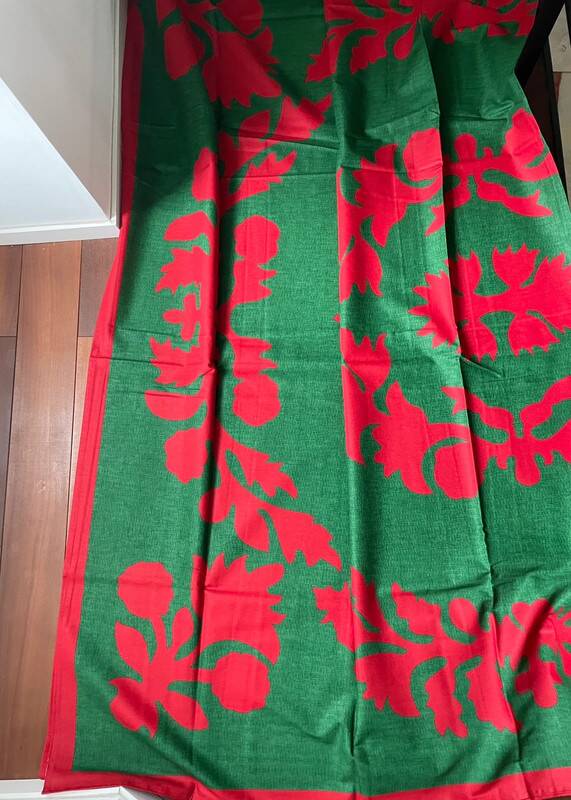 New Tablecloth Pierre Frey Red & Green 178 x 280 cm