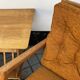 Trio of Knoll Lounge Chairs with Magazine Table.