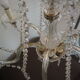 Chandelier with 6 lights and pendants