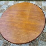Scandinavian design round table in teak