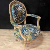 Pair of Louis XVI style armchairs