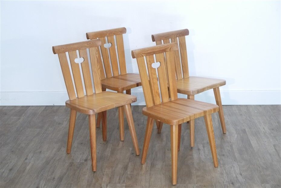 Series of Scandinavian Chairs by Goran Malmvall 1970