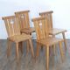 Serie de chaises scandinaves de goran malmvall 1970