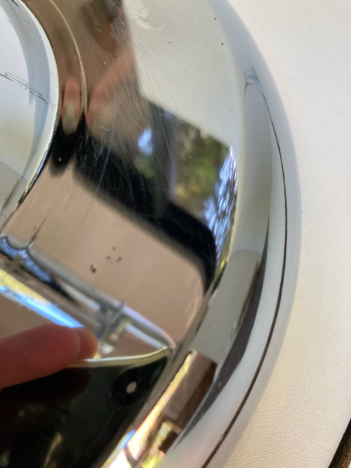 Vintage 90s chrome articulated interior lamp