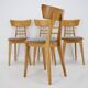 Four Dining Chairs by Ton, Czechoslovakia