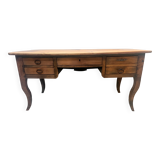 Provincial desk made of solid cherry wood, 20th century.