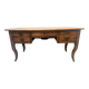 Provincial desk made of solid cherry wood, 20th century.