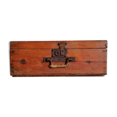 Old wooden trunk handle