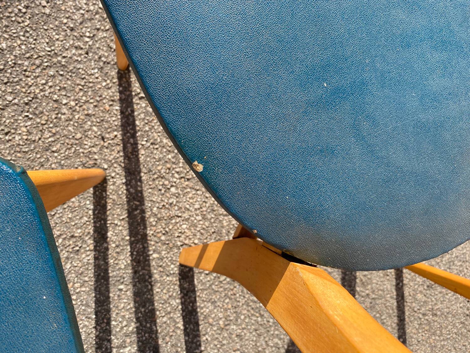 Set de 4 chaises de bistrot vertes