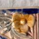 Art Deco ceramic planter or flower pot in polychrome slip 1920