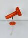 Applique spot orange années 70 vintage, space age