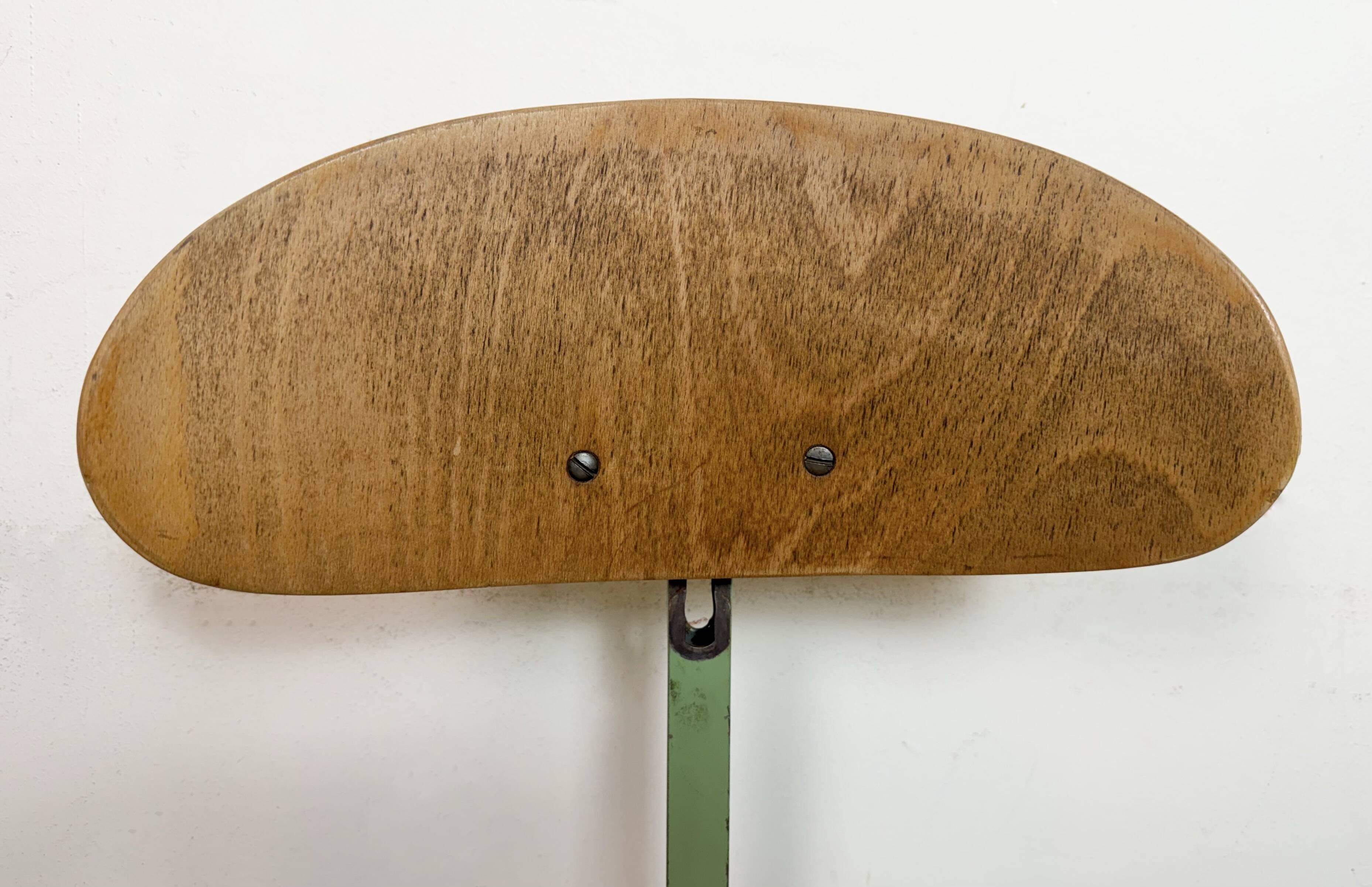 Green Industrial Workshop Chair, 1950s