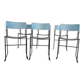 6 chaises de salon Sultana de Arrben, Italie  1970