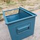 Former large schaefer tray in blue metal lagoon