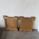 Pair of wooden mirrors in tramp art style