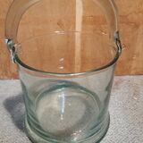 Glass ice bucket