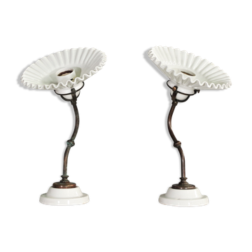 Wall lamps Aldibernardi, 1970s, Set of 2