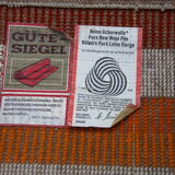 Vintage carpet in wool - 'fity shades of orange' - Germany - 1960's