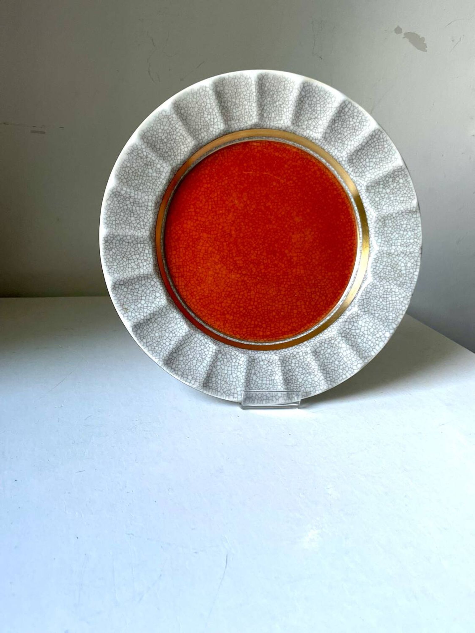 Vide poche en porcelaine craquelée Royal Copenhagen par Thorkild Olsen