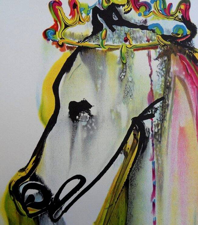 Salvador DALI: The Horses, Caligula, 1983, Original signed lithograph