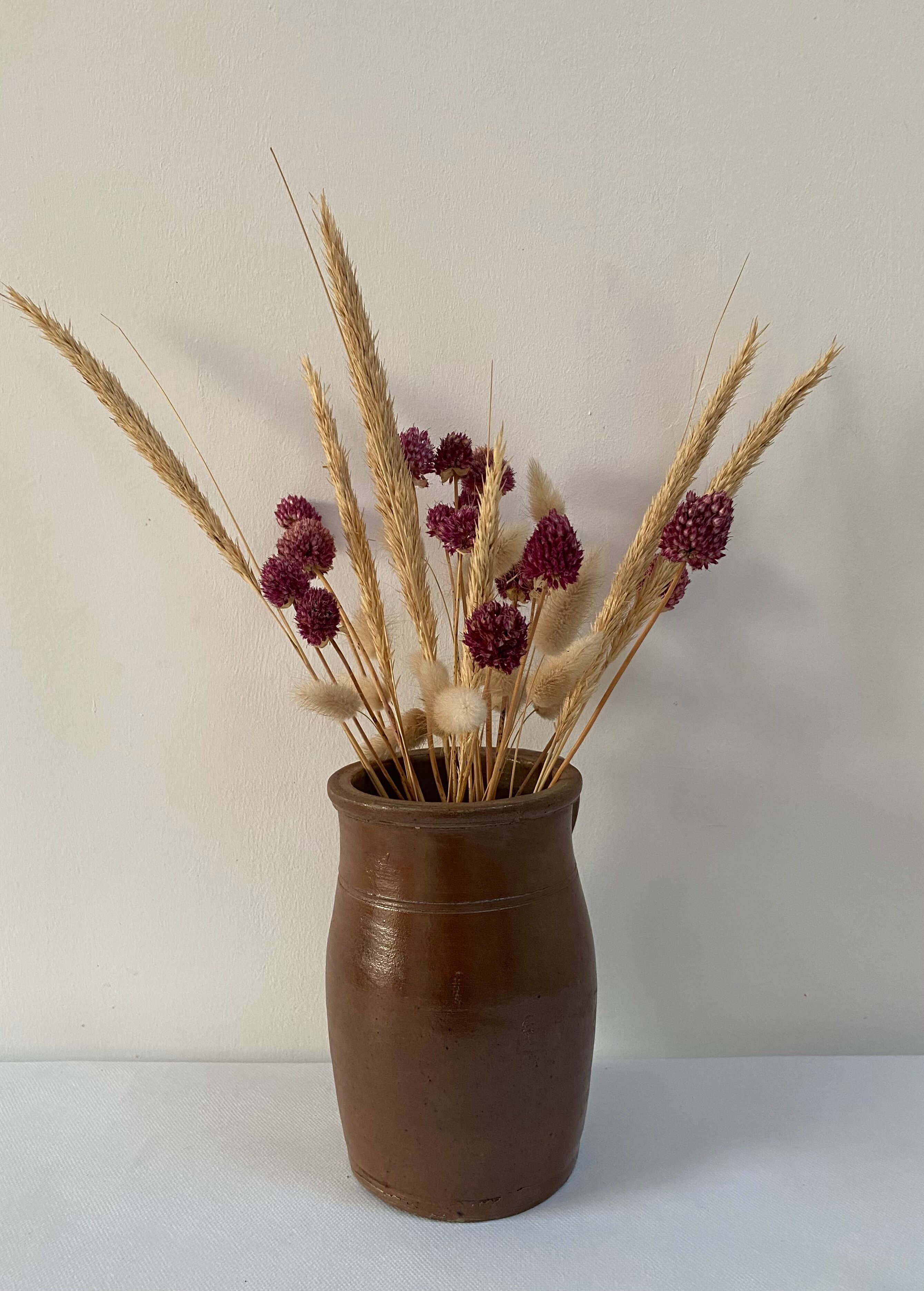 Old glazed stoneware pot