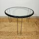 Table Basse Design Vintage Italienne Années 70 - Chrome & Verre - Élégance