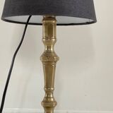 Lampe chic laiton massif vintage