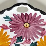 Two Schramberg Majolika painted flower dishes