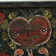 Antique painted Folk art bridal chest
