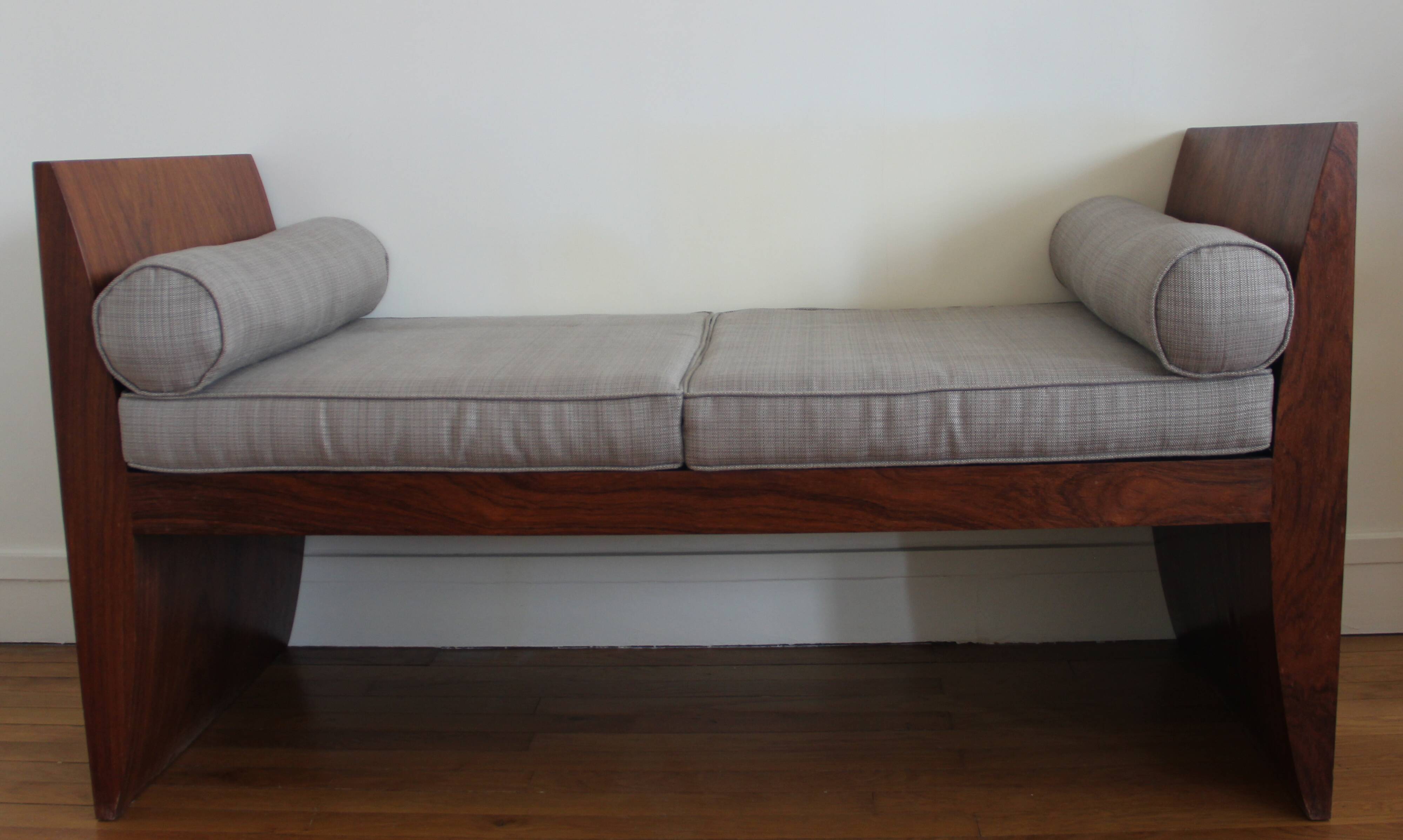 Contemporary wenge daybed made to measure