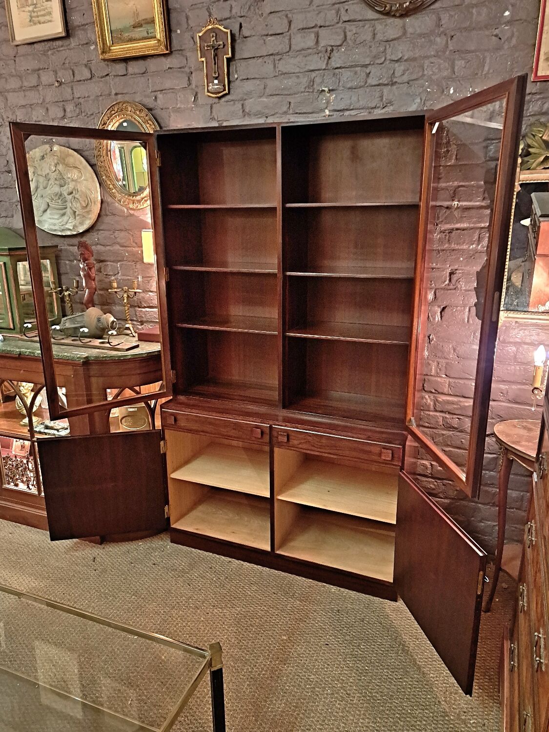 O.Bank Larsen Rosewood Bookcase