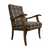 Scandinavian armchair with scottish tiles