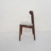 Solid teak Danish dining chair, Denmark 1950's