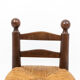 Pair of straw chairs, 1940s