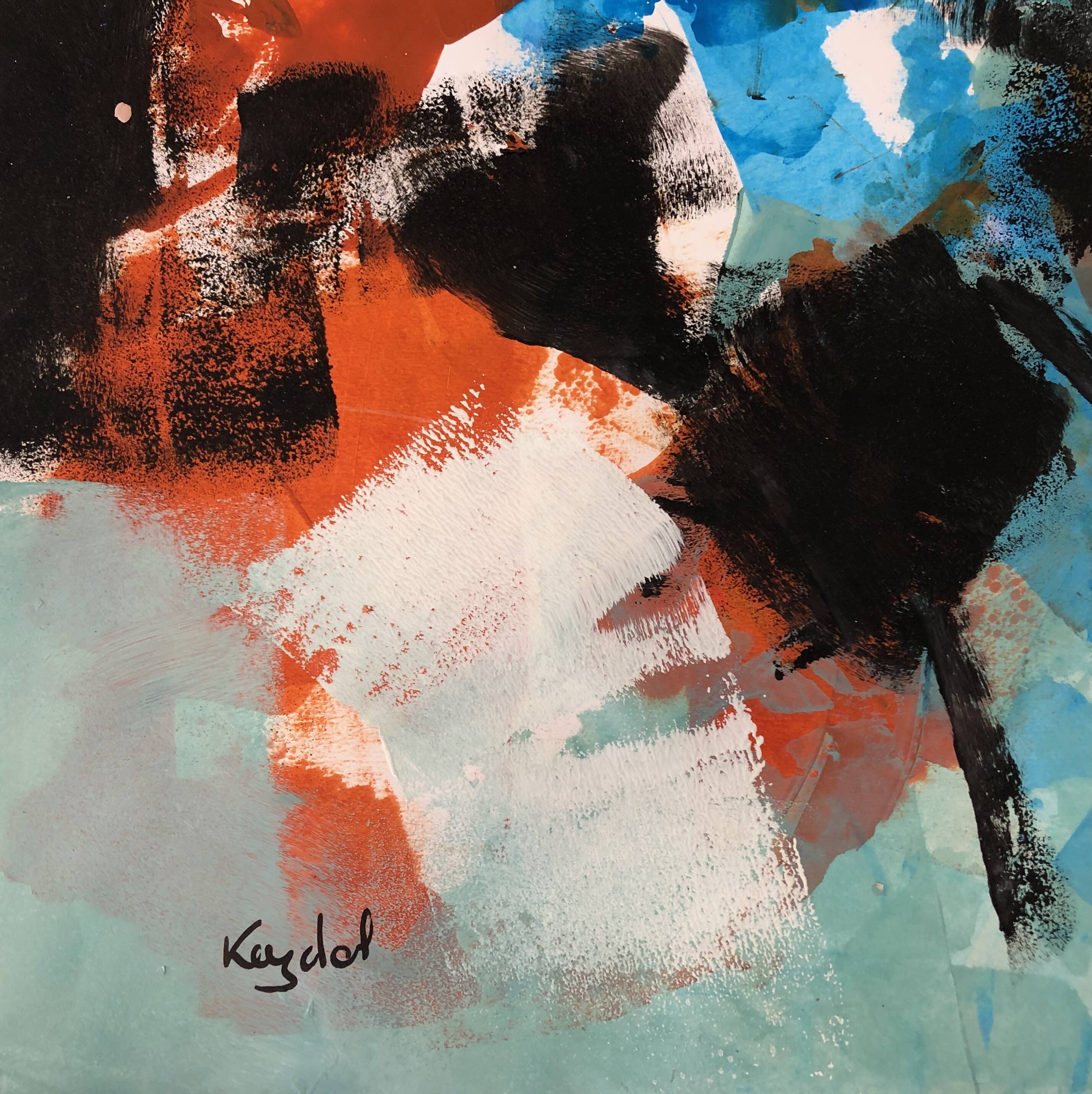 Original abstract acrylic painting