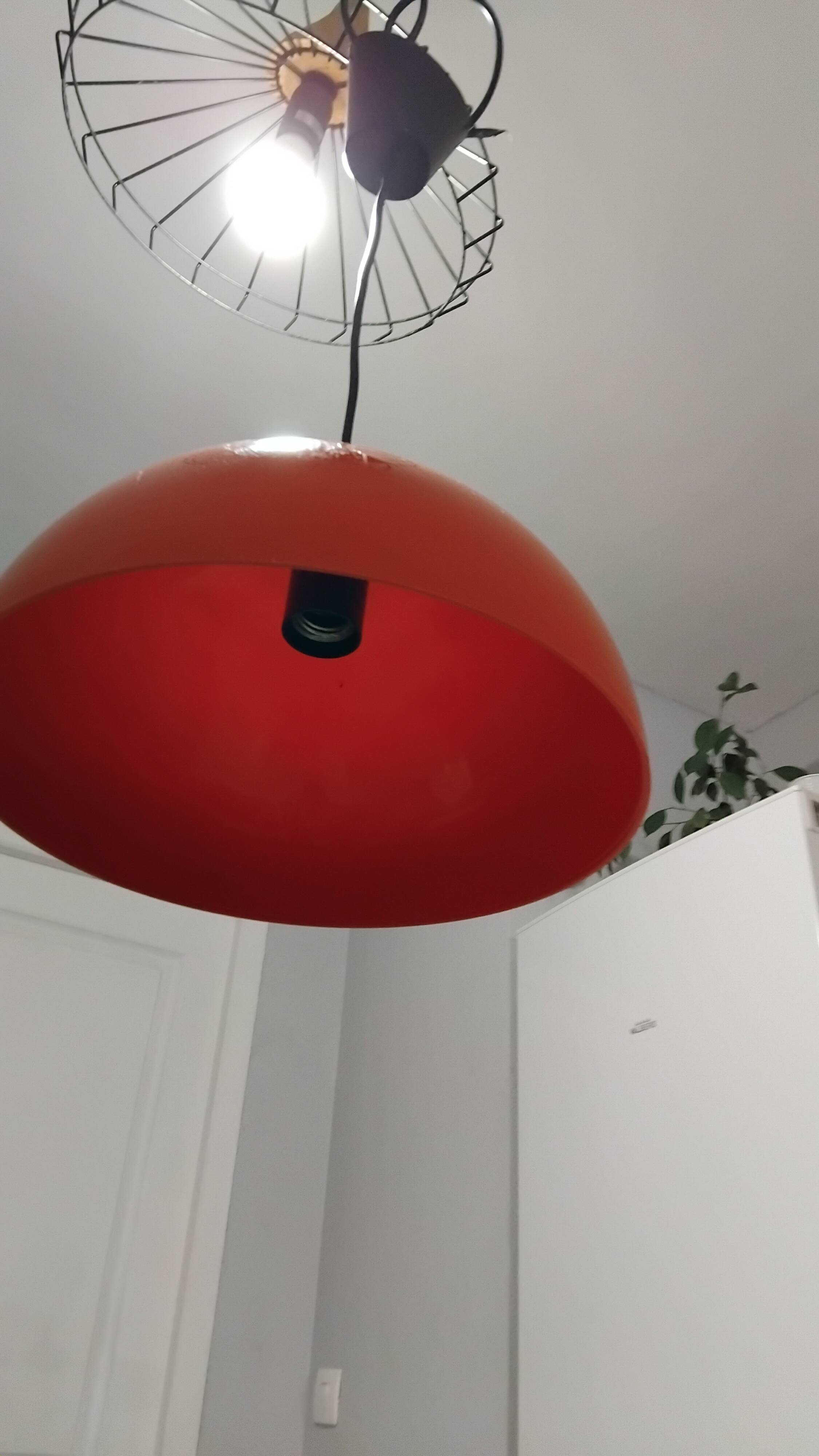 Vintage Space Age Pendant Light 1970s