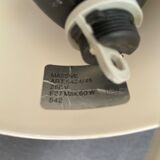 Suspension of the 80s in perforated white metal