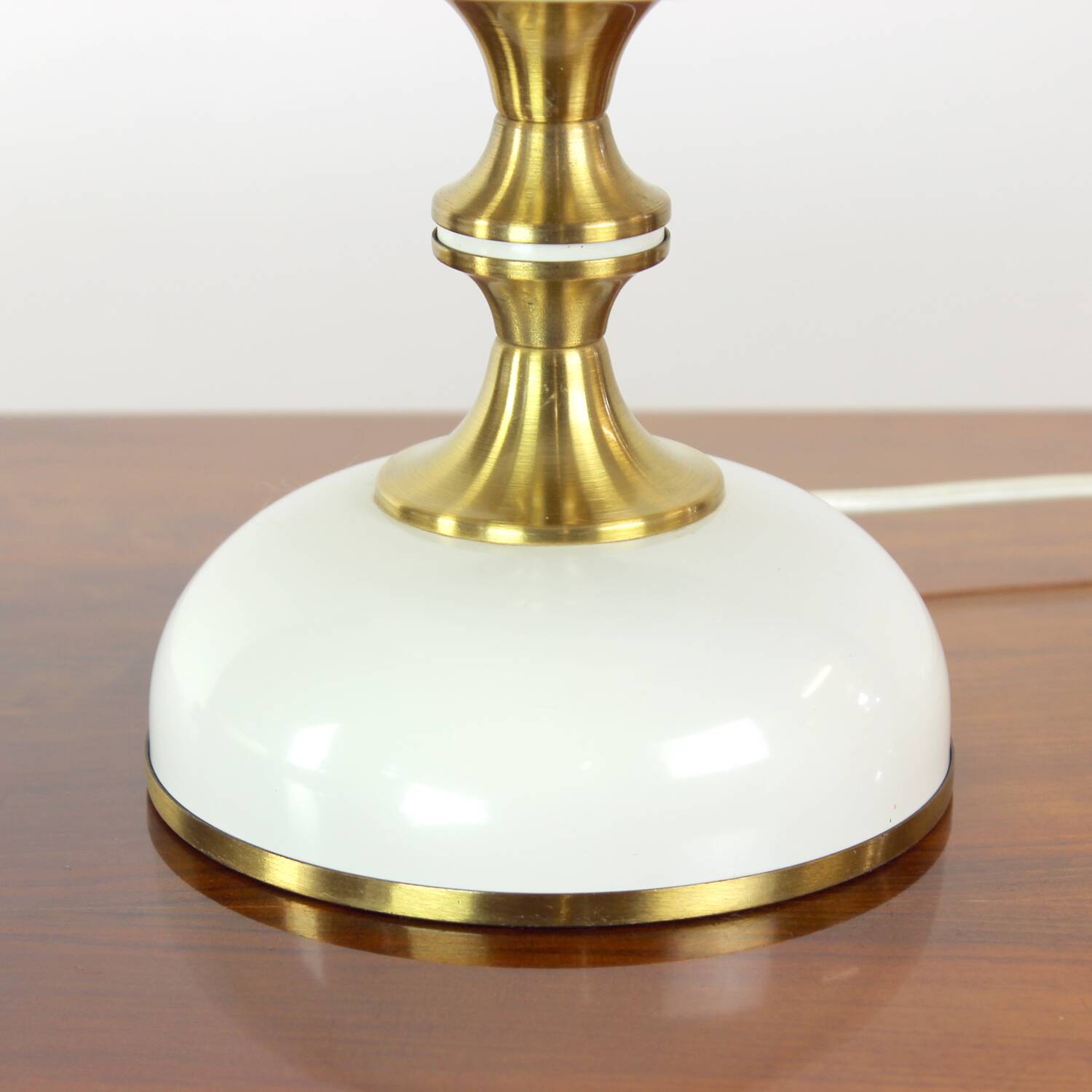 Space Age table lamp in metal and glass by Napako, Czechoslovakia, 1970s