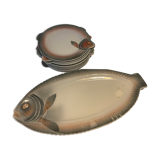 Service poisson digoin (assiettes et plat )