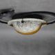 1970s Italian Wall Sculpture With Glass Shade