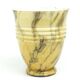 Art Deco vase, marbled glass, Czechoslovakia, 1930s