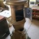 Old Godin cast iron stove.